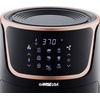 image:imageGoWISE 7Quart Electric Air Fryer with Dehydrating Function and 3 Stackable Racks  1Pack of Parchment Paper LED Digital Touchscreen with 8 Functions  100 Recipes BlackCopper
