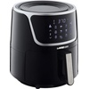image:imageGoWISE 7Quart Electric Air Fryer with Dehydrating Function and 3 Stackable Racks  1Pack of Parchment Paper LED Digital Touchscreen with 8 Functions  100 Recipes BlackSilver