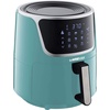 image:imageGoWISE 7Quart Electric Air Fryer with Dehydrating Function and 3 Stackable Racks  1Pack of Parchment Paper LED Digital Touchscreen with 8 Functions  100 Recipes MintSilver