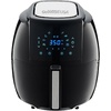 image:imageGoWISE USA 58 Quart Digital Touchscreen Air Fryer with Grill Rack Black