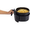 image:imageGoWISE USA 58 Quart Digital Touchscreen Air Fryer with Grill Rack Black
