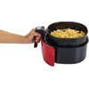 image:imageGoWISE USA 58 Quart Digital Touchscreen Air Fryer with Grill Rack Red