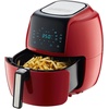 image:imageGoWISE USA 58 Quart Digital Touchscreen Air Fryer with Grill Rack Red