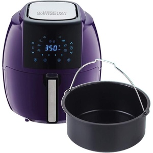 image:image58 Quart Digital Touchscreen Air Fryer with Cake Pan  50 Recipes for your Air Fryer Book Plum