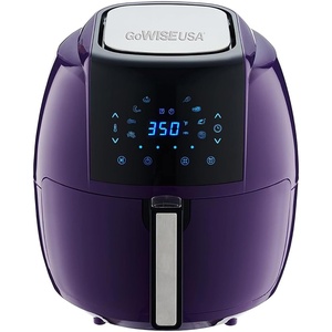 image:imageGoWISE USA GWAC22003 58Quart Air Fryer with Accessories 6 Pcs and 8 Cooking Presets  100 Recipes Black QtPlum  Accessories