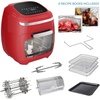 image:imageGoWISE USA 116Quart Air Fryer Toaster Oven with Rotisserie amp Dehydrator  50 Recipes Red