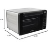 image:imageGoWISE USA 25Quart Air Fryer Oven amp Professional Dehydrator with 3 Heating Elements amp Rotisserie 12 Functions Preheat amp 5 Cooking Levels  Fits 12Inch Pizza 11 Accessories and Stainless Steel