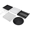 image:imageGoWISE USA 25Quart Air Fryer Oven amp Professional Dehydrator with 3 Heating Elements amp Rotisserie 12 Functions Preheat amp 5 Cooking Levels  Fits 12Inch Pizza 11 Accessories and Stainless Steel