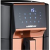 image:imageGoWISE USA 7Quart Air Fryer amp Dehydrator  with Ergonomic Touchscreen Display with Stackable Dehydrating Racks with Preheat amp Broil Functions  100 Recipes BlackCopperBlackCopper