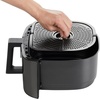 image:imageGoWISE USA 7Quart Air Fryer amp Dehydrator MAX STEEL XL with Touchscreen Display with Stackable Dehydrating Racks with Preheat amp Mute Functions  100 Recipes Black Stainless Steel