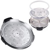 image:imageGoWISE USA GW22700 12in1 Multifunctional Electric Pressure Cooker with Measuring Cup Spoon and StainlessSteel Steam Rack and Basket 6QTCopper