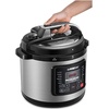 image:imageGoWISE USA GW22700 12in1 Multifunctional Electric Pressure Cooker with Measuring Cup Spoon and StainlessSteel Steam Rack and Basket 6QTStainless Steel