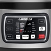 image:imageGoWISE USA GW22708 Ovate 85Qt 12In1 Electric Pressure Cooker Oval with Slow Cook Rice Yogurt Egg Saute Steamer Keep Warm Functions  Accessories amp Recipes95 Quarts