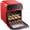 image:imageGoWISE USA GW44803 Ultra 127Quart Electric Air Fryer Oven with Rotisserie and Dehydrator  11 Accessories and 50 Recipes Black QTRed