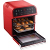 image:imageGoWISE USA GW44803 Ultra 127Quart Electric Air Fryer Oven with Rotisserie and Dehydrator  11 Accessories and 50 Recipes Black QTRed