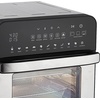 image:imageGoWISE USA GW44803 Ultra 127Quart Electric Air Fryer Oven with Rotisserie and Dehydrator  11 Accessories and 50 Recipes Black QTStainless Steel