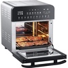 image:imageGoWISE USA GW44803 Ultra 127Quart Electric Air Fryer Oven with Rotisserie and Dehydrator  11 Accessories and 50 Recipes Black QTStainless Steel