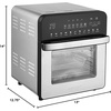 image:imageGoWISE USA GW44803 Ultra 127Quart Electric Air Fryer Oven with Rotisserie and Dehydrator  11 Accessories and 50 Recipes Black QTStainless Steel