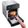 image:imageGoWISE USA GW44803 Ultra 127Quart Electric Air Fryer Oven with Rotisserie and Dehydrator  11 Accessories and 50 Recipes Black QTStainless Steel