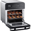 image:imageGoWISE USA GW44803 Ultra 127Quart Electric Air Fryer Oven with Rotisserie and Dehydrator  11 Accessories and 50 Recipes Black QTStainless Steel