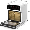 image:imageGoWISE USA GW44803 Ultra 127Quart Electric Air Fryer Oven with Rotisserie and Dehydrator  11 Accessories and 50 Recipes Black QTWhite