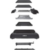 image:imageGoWISE USA GW88000 2in1 Smokeless Indoor Grill and Griddle with Interchangeable Plates and Removable Drip Pan  20 Recipes Black Large