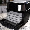 image:imageGoWISE USA GWA0011 Perforated Parchment NonStick Liners for Air Fryer Toaster Ovens Dehydrators Steaming Dumplings100 Pcs 115 x 10 inches White