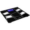 image:imageGoWISE USA GeoModern Body Fat Scale  Measure Body Fat Muscle Mass Bone Mass and Water Weight  400 LBs Capacity Black