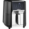 image:imageGoWISE USA 7Quart Air Fryer amp Dehydrator  with Ergonomic Touchscreen Display with Stackable Dehydrating Racks with Preheat amp Broil Functions  100 Recipes BlackCopperBlackSilver