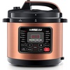 image:imageGoWISE USA GW22700 12in1 Multifunctional Electric Pressure Cooker with Measuring Cup Spoon and StainlessSteel Steam Rack and Basket 6QTCopper