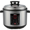 image:imageGoWISE USA GW22700 12in1 Multifunctional Electric Pressure Cooker with Measuring Cup Spoon and StainlessSteel Steam Rack and Basket 6QTSilver