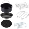 image:imageGoWISE USA Standard 6Piece Air Fryer Accessory Kit for 2754 Quarts Small Universal