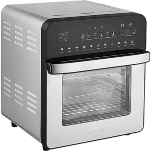 image:imageGoWISE USA GW44803 Ultra 127Quart Electric Air Fryer Oven with Rotisserie and Dehydrator  11 Accessories and 50 Recipes Black QTStainless Steel